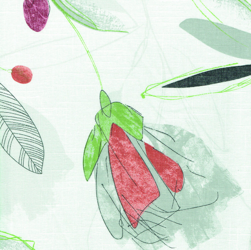 Nilo Ambar 101 röd 140 cm