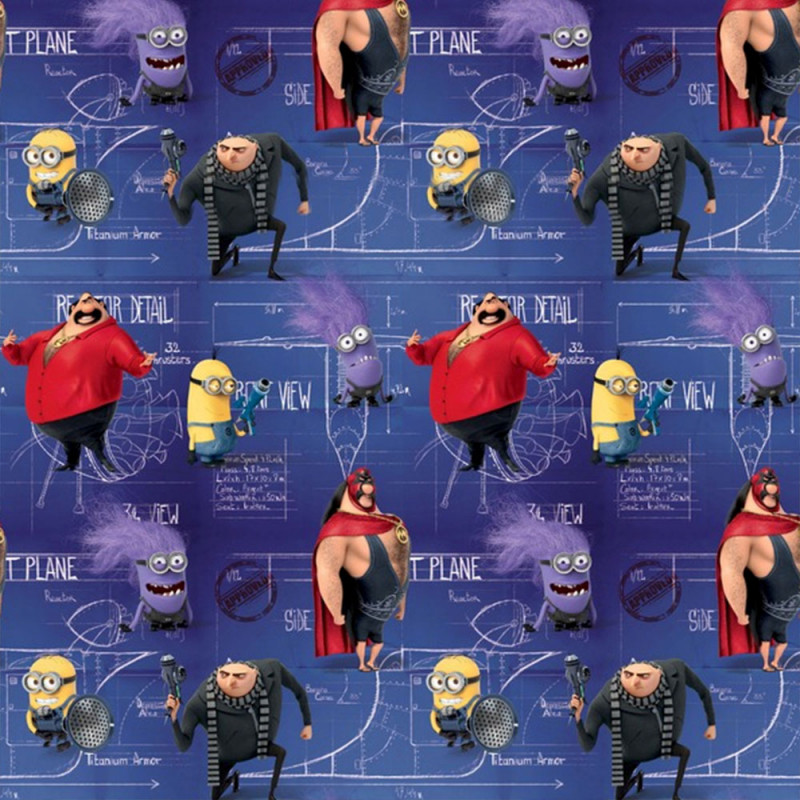 Minioner med röd gubbe