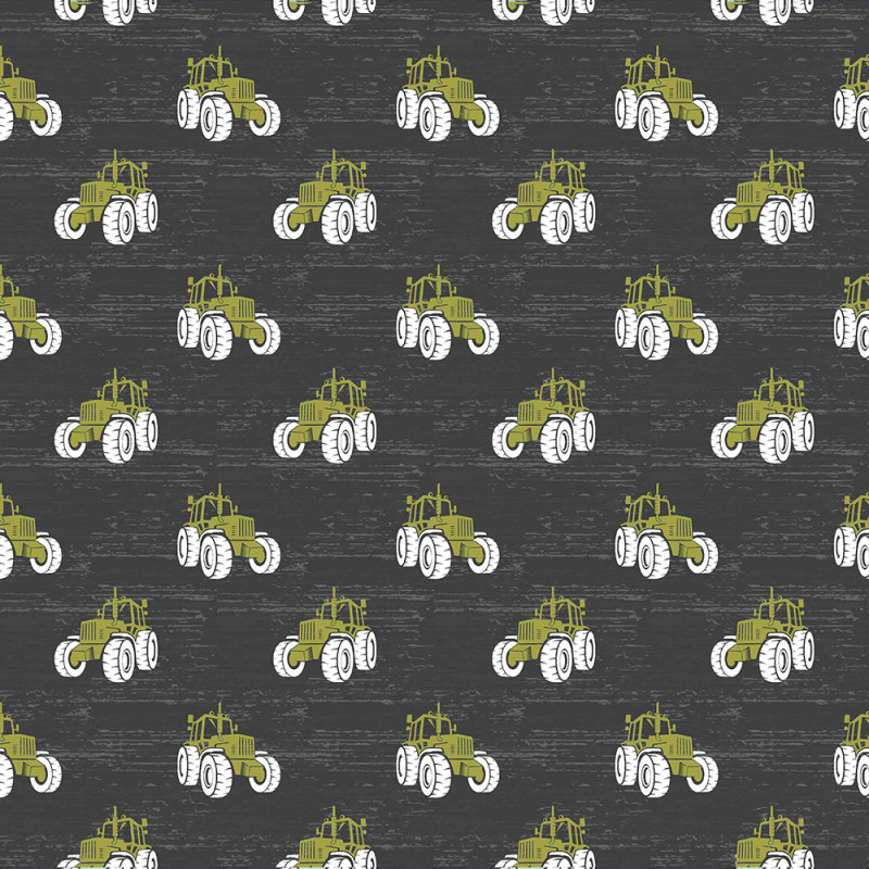 Traktor stora däck antracit