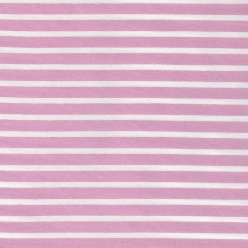 Smal 8/1 rosa/vit rand eko