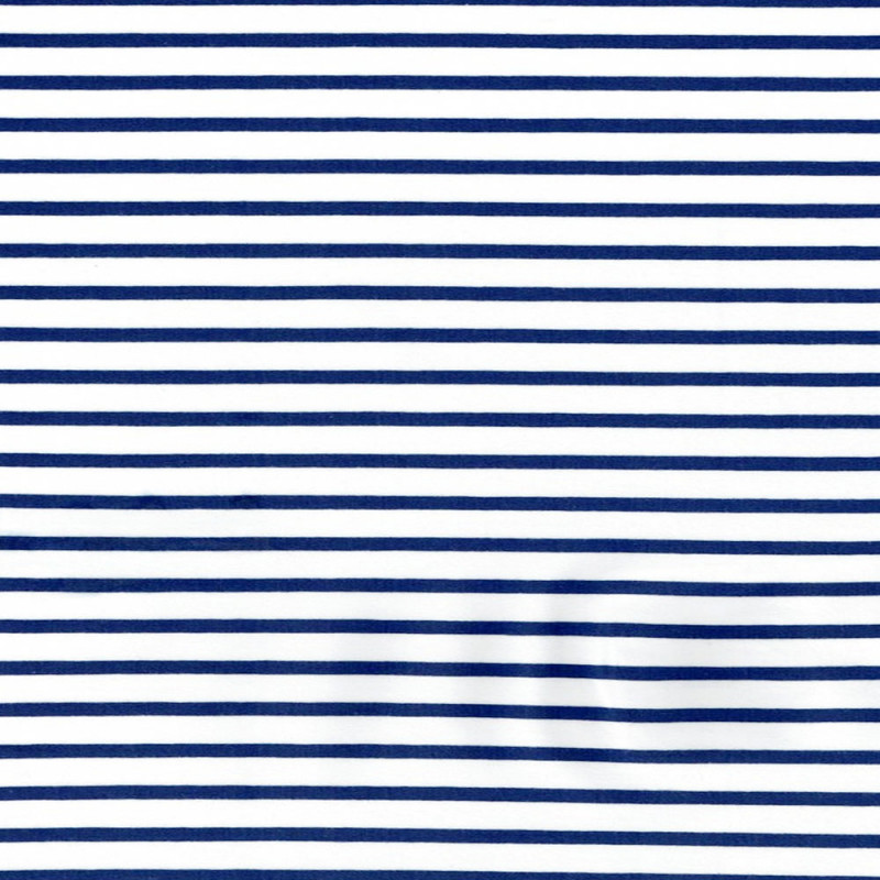 Smal 1/20 vit/marin rand eko