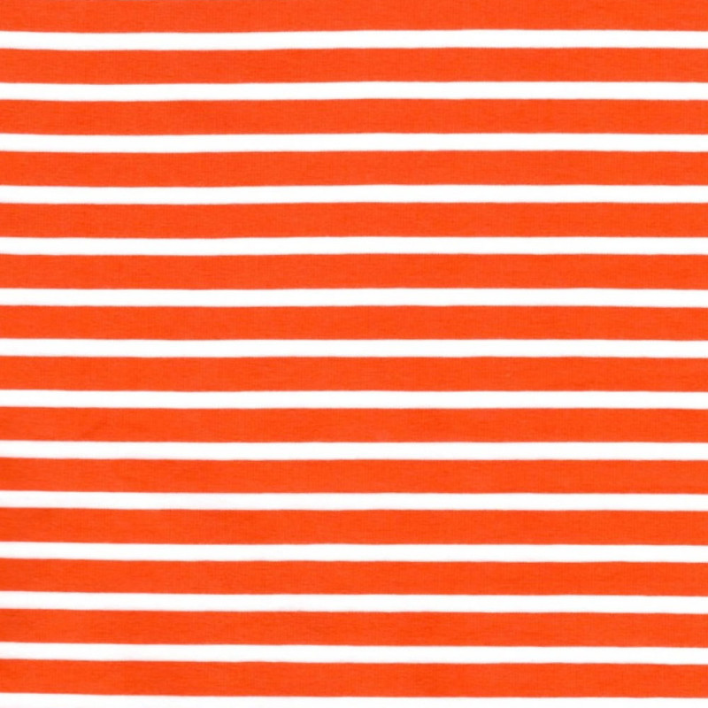 Smal 11/1 orange/vit rand eko