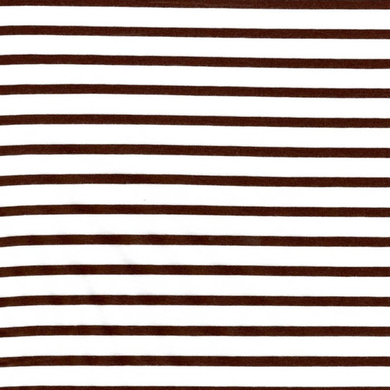 Smal 1/16 vit/brun rand eko