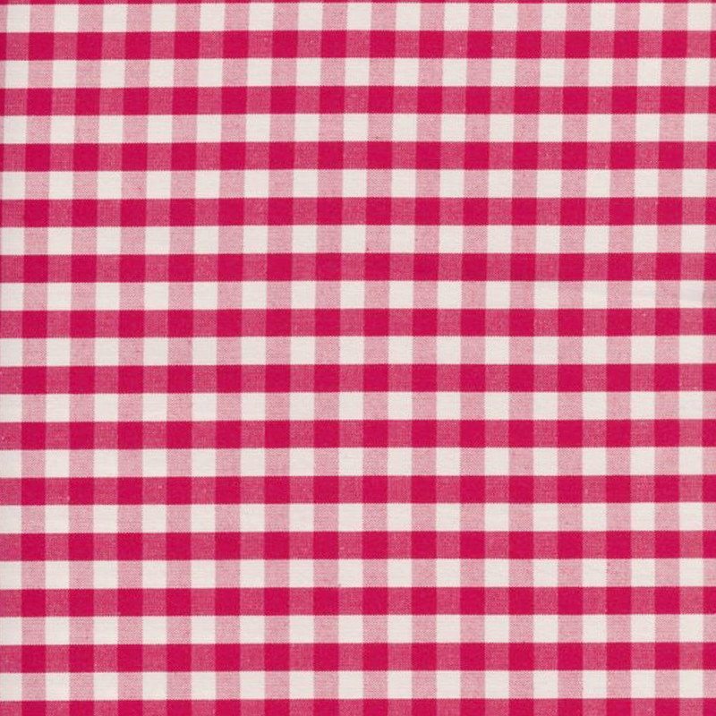 Gingham eko ruta röd