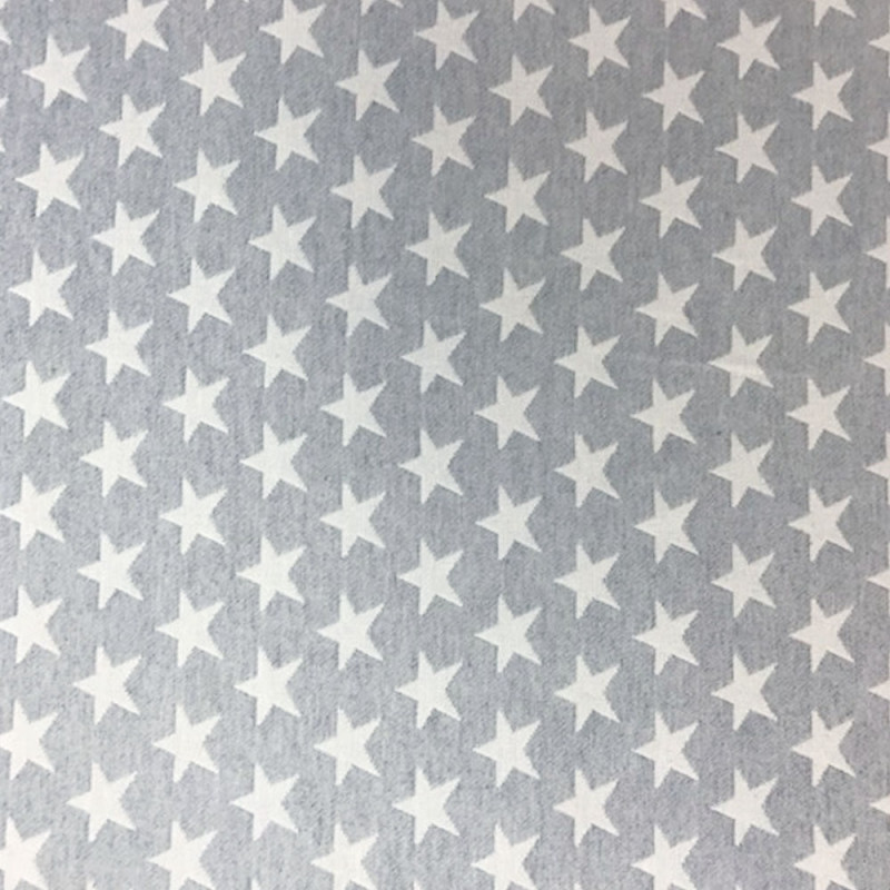 Jersey jacquard grå botten