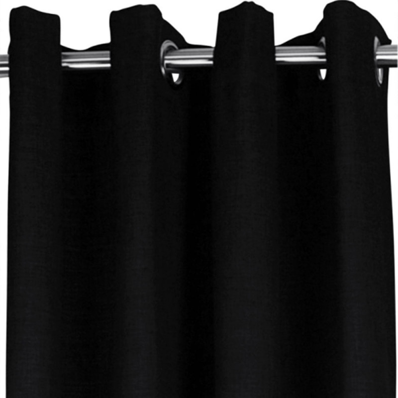 Slät 25 öljett svart mörkl