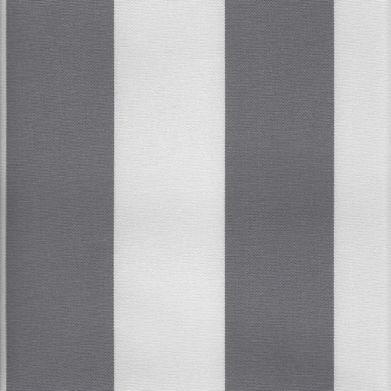 Markisväv blockrand grå