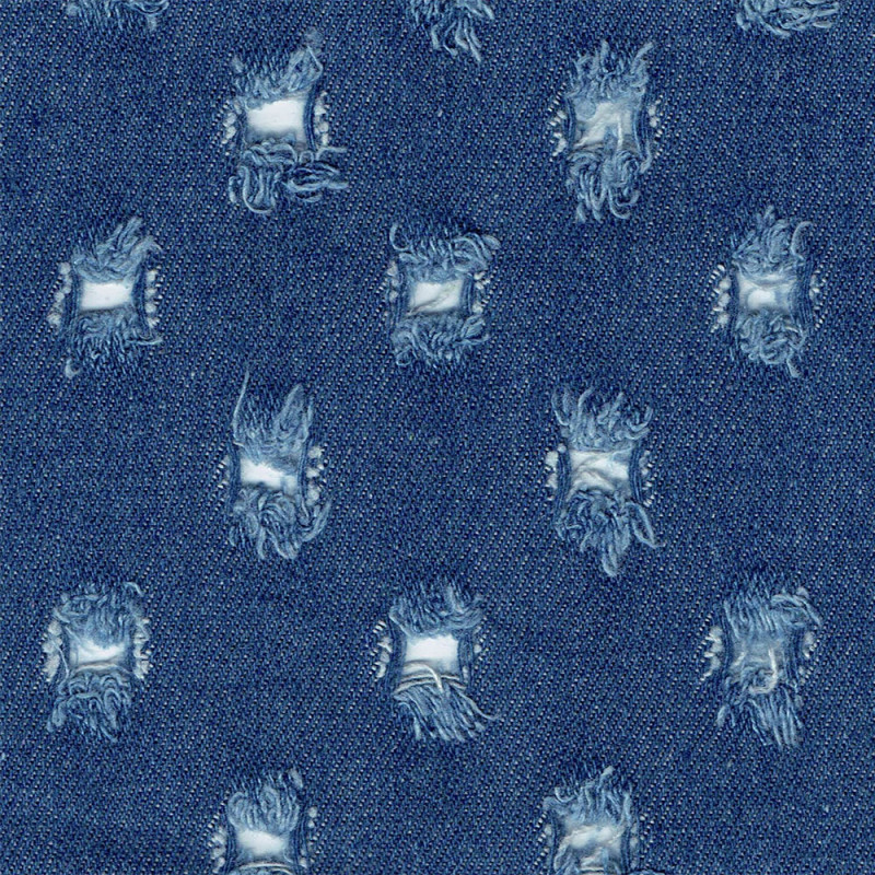 Jeans mörkblå hål