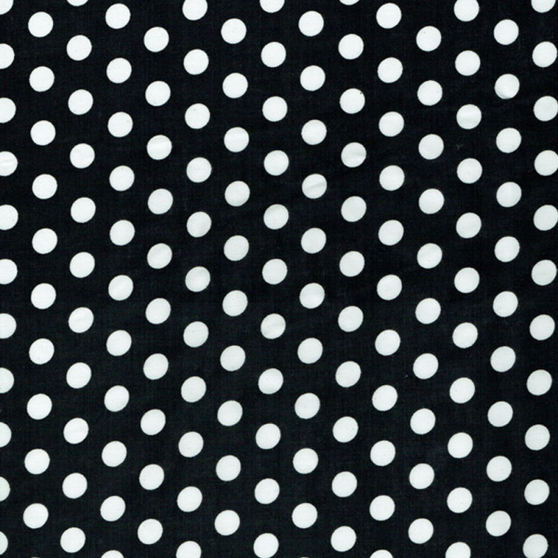 Viskos mode svart med vit prick 