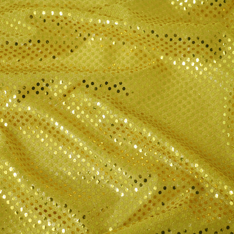 Paljett liten gles gul