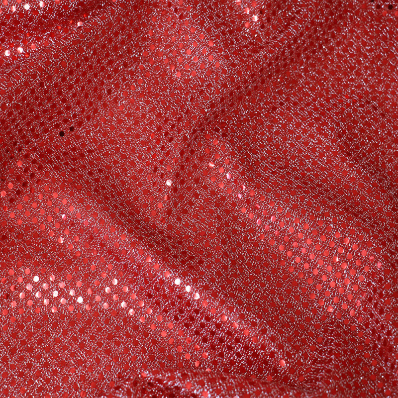 Paljett liten gles röd