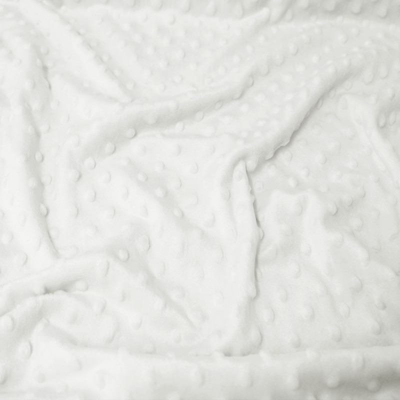 Minky offwhite prickar