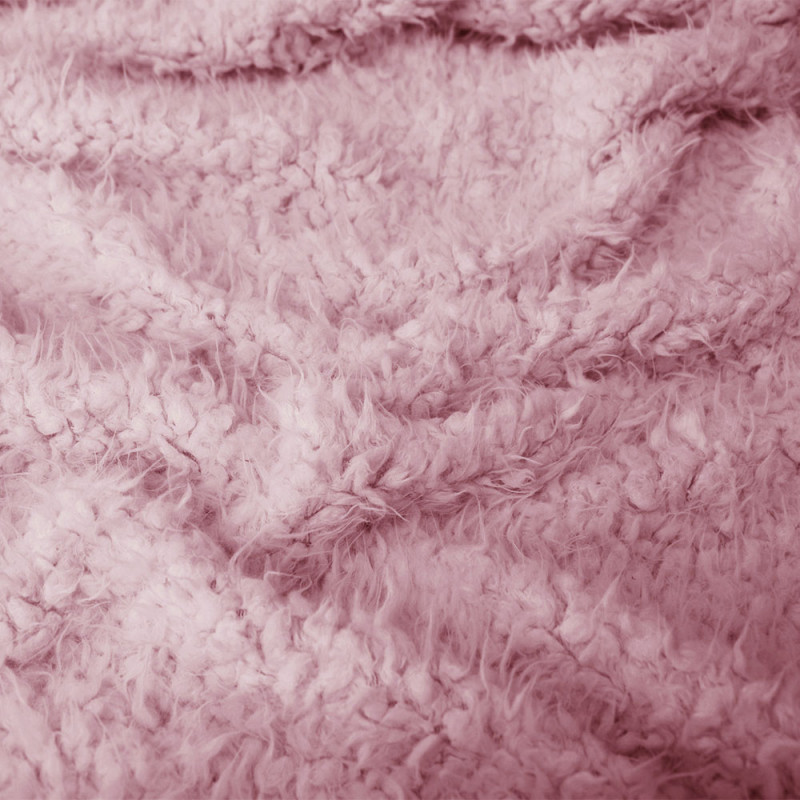 Fancy fur long pile rosa