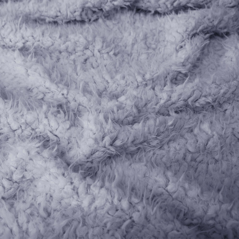 Fancy fur long pile grå