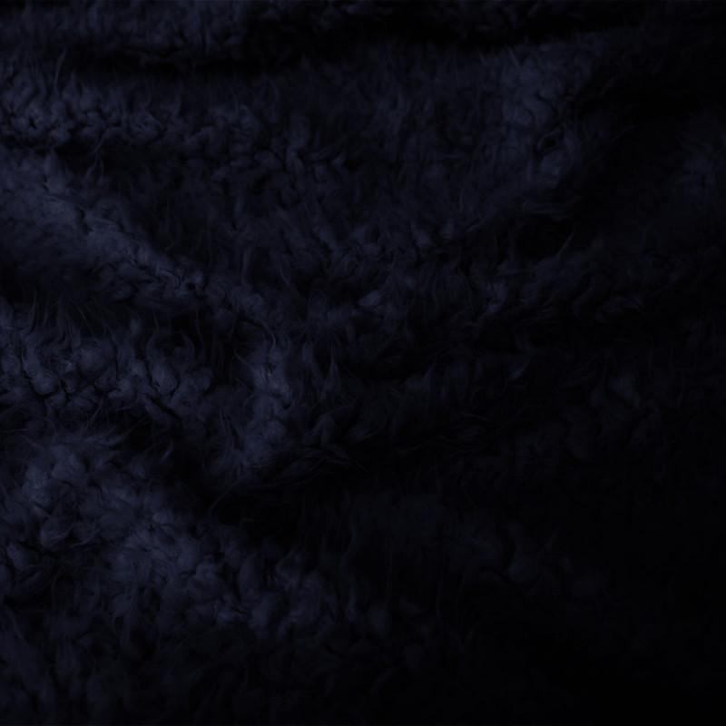 Fancy fur long pile svart