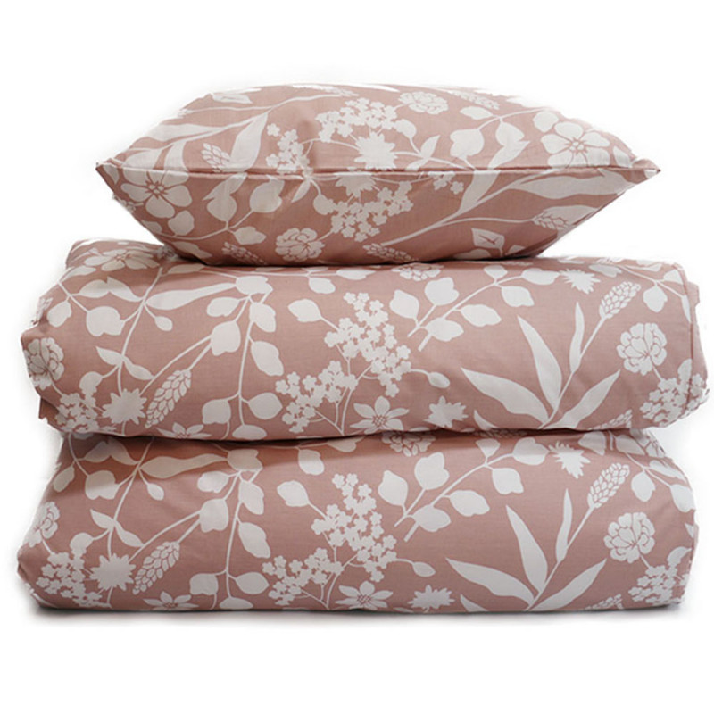 Bäddset Drömma blomma laxrosa 150*210