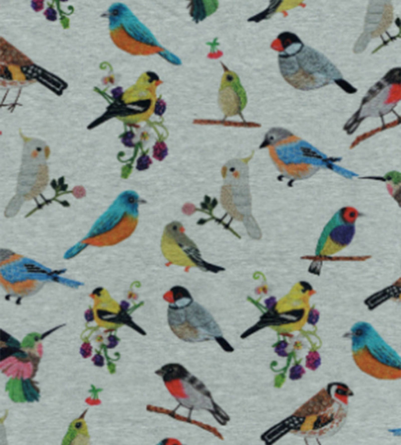 Jogging små blommor bomull/polyester