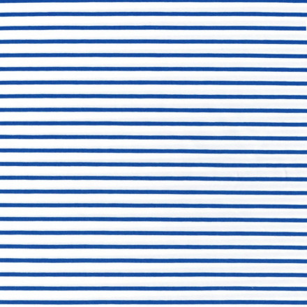 Smal 1/19 vit/blå rand eko