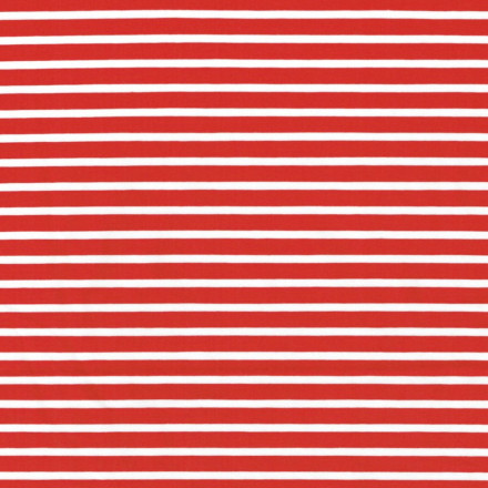 Smal 40/1 röd/vit rand eko