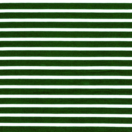 Smal 35/1 grön/vit rand eko