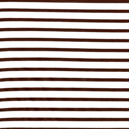 Smal 1/16 vit/brun rand eko