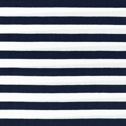 Bred 1/20 marinblå rand eko