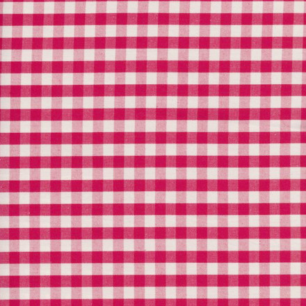 Gingham eko ruta röd