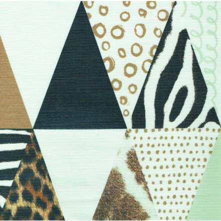 Loneta Geometrico brun