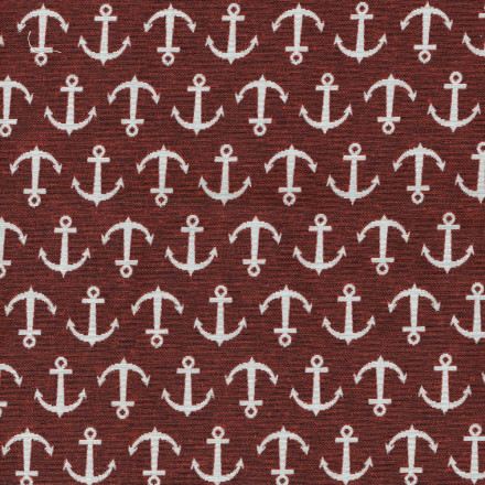 Ankare röd vit 140 cm