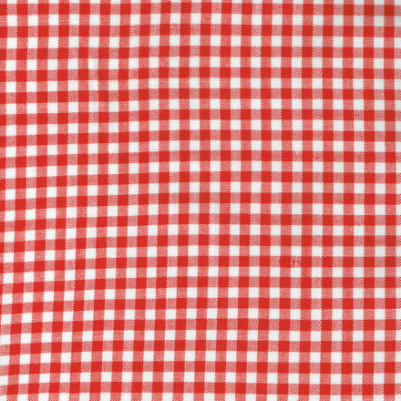 Vävd ruta röd liten