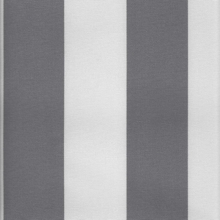 Markisväv blockrand grå