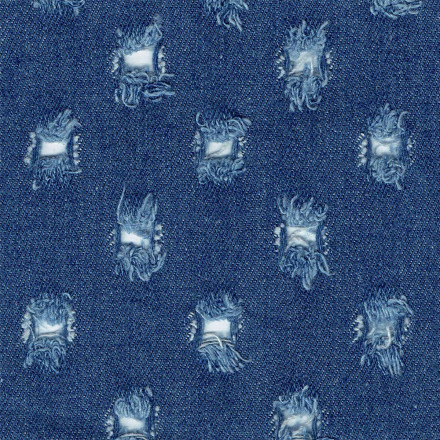 Jeans mörkblå hål