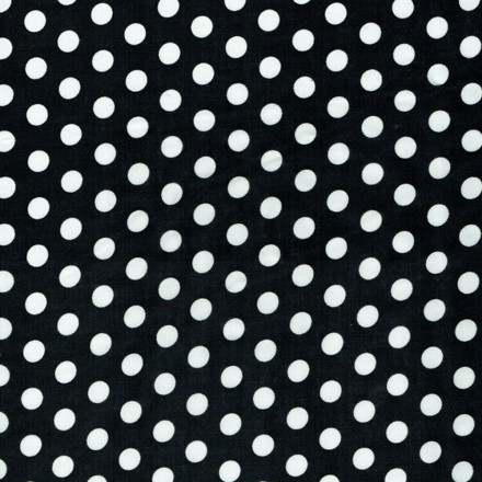 Viskos mode svart med vit prick 