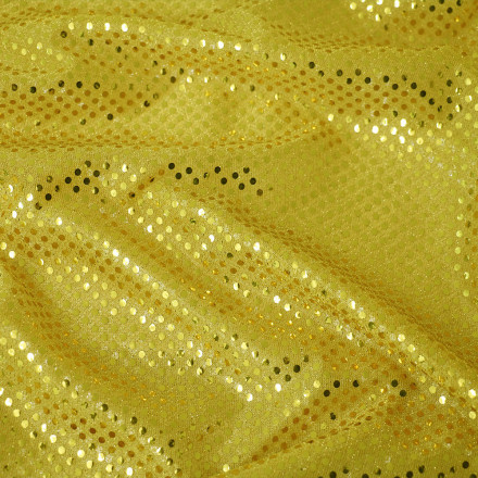 Paljett liten gles gul