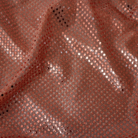 Paljett liten gles orange