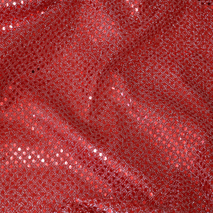 Paljett liten gles röd