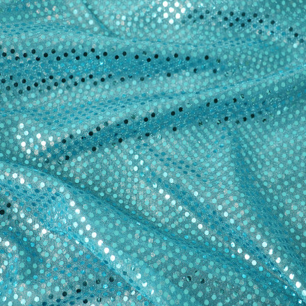 Paljett liten gles turkos