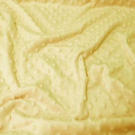 Minky vaniljgul prickar