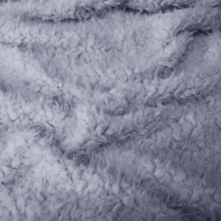 Fancy fur long pile grå