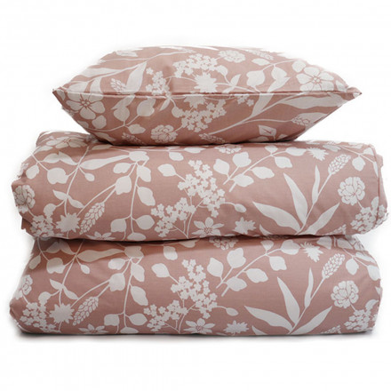 Bäddset Drömma blomma laxrosa 150*210